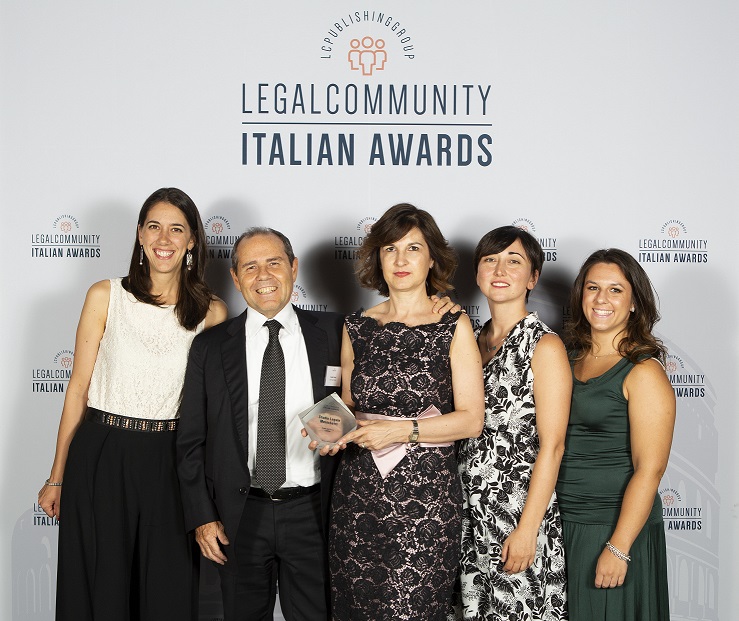 Legalcommunity Italian Awards 2019: Studio Legale Menichetti Studio of the Year Labour Veneto 